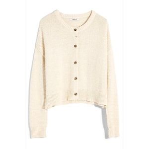 🌻 Madewell Deville Cardigan Sweater - Cloud Lining